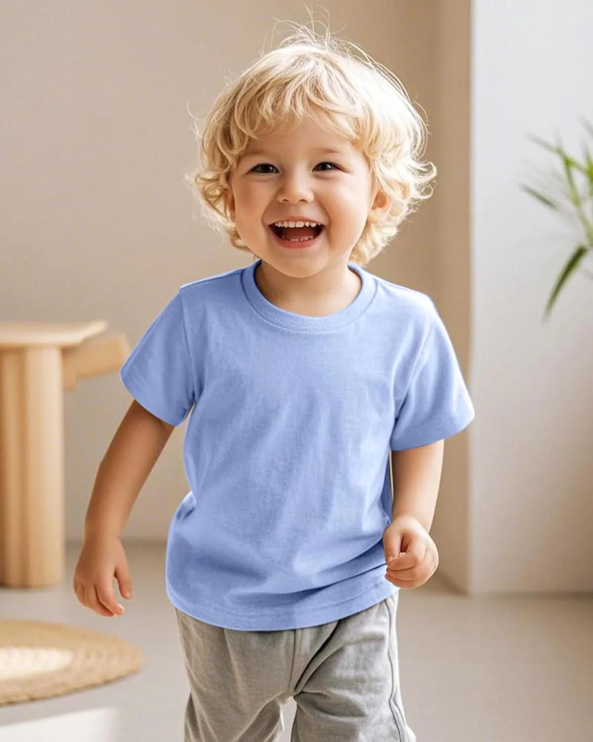 3 Pack Baby Boys Short Sleeve Cotton T-Shirts Toddler Boy Clothes Size 18M-5T