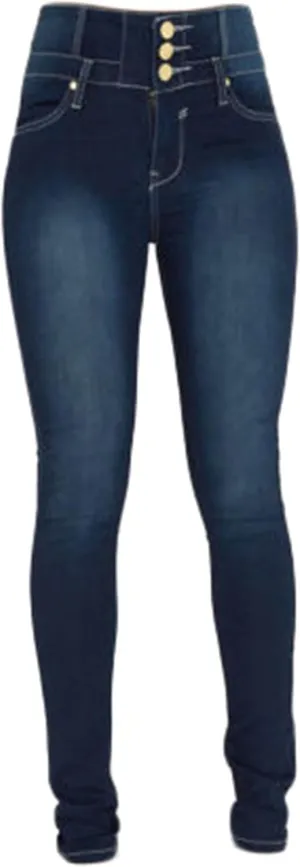 Andongnywell Flare Jeans Women High Rise Stretchy Skinny Jeans Butt Lifting Slim Fit Denim Pants Multiple Buttons Trouser
