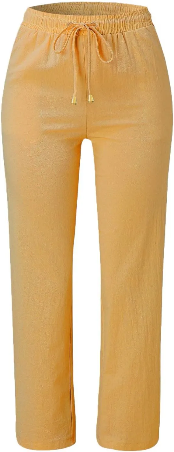 Bootcut Jeans for Women Winter Tailored Travel Jegging with Pockets Elastic Waist Flare Leggings