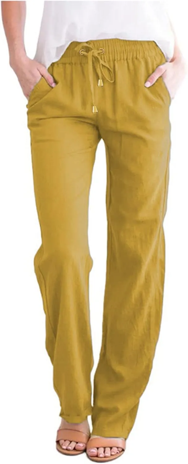 Bootcut Jeans for Women Winter Tailored Travel Jegging with Pockets Elastic Waist Flare Leggings