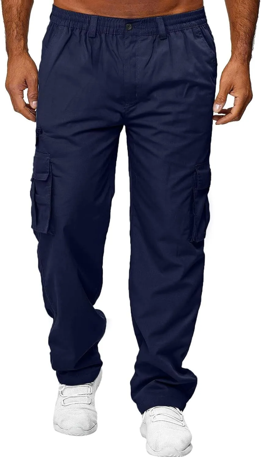 Cargo Pants for Men Joggers Workout Pants for Jogging Gym Hiking Running Mens Joggers with Pockets Men's Heavyweight