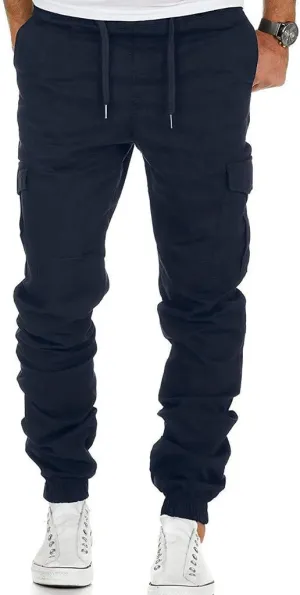 Cargo Pants Men Joggers Joggers with Zipper Pockets Camo Long Johns for Men Green Khaki Pants Mens Black Workout