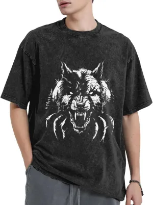 Chaos World Oversized Tshirts for Men Graphic Tees Vintage Tees for Men Streetwear Gift for Men Womens Oversized tee Shirts