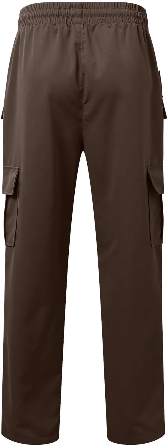Chinos Pants Men Jeans Work Tactical Joggers Skinny Slim Fit Body Stretch Regular Fit Cargo Joggers Football Yoga