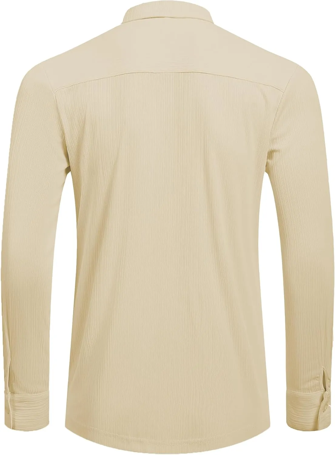 COOFANDY Athletic Fit Dress Shirts for Men Ribbed Knit Textured Button Down Shirts