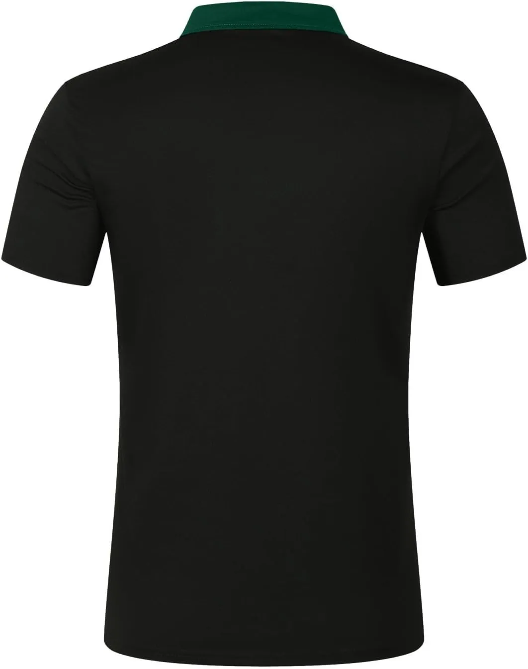 DOPOCQ Polo Shirts for Men Casual Business Fashion Color Block Polo Shirts Plus Size Lapel Golf Basic Henley Shirts