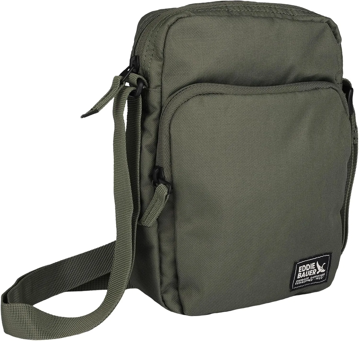 Eddie Bauer Jasper Crossbody Bag | Everyday Carry | Lightweight | Travel | Adjustable | 3L, Clover