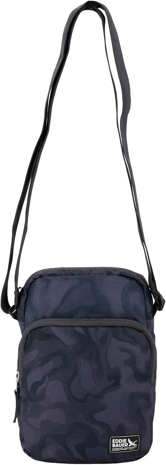 Eddie Bauer Jasper Crossbody Bag | Everyday Carry | Lightweight | Travel | Adjustable | 3L, Frost Gray, One Size