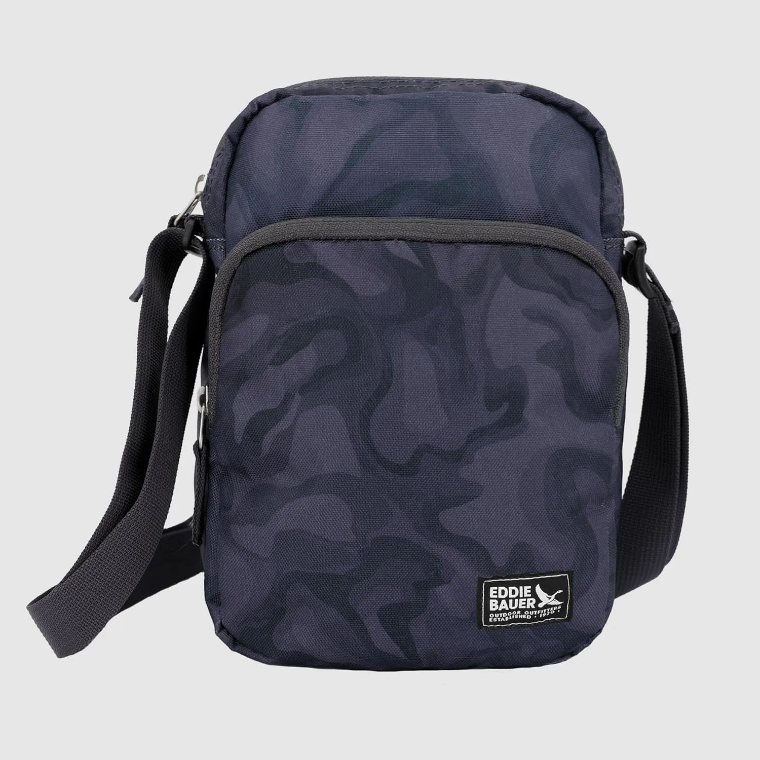 Eddie Bauer Jasper Crossbody Bag | Everyday Carry | Lightweight | Travel | Adjustable | 3L, Frost Gray, One Size