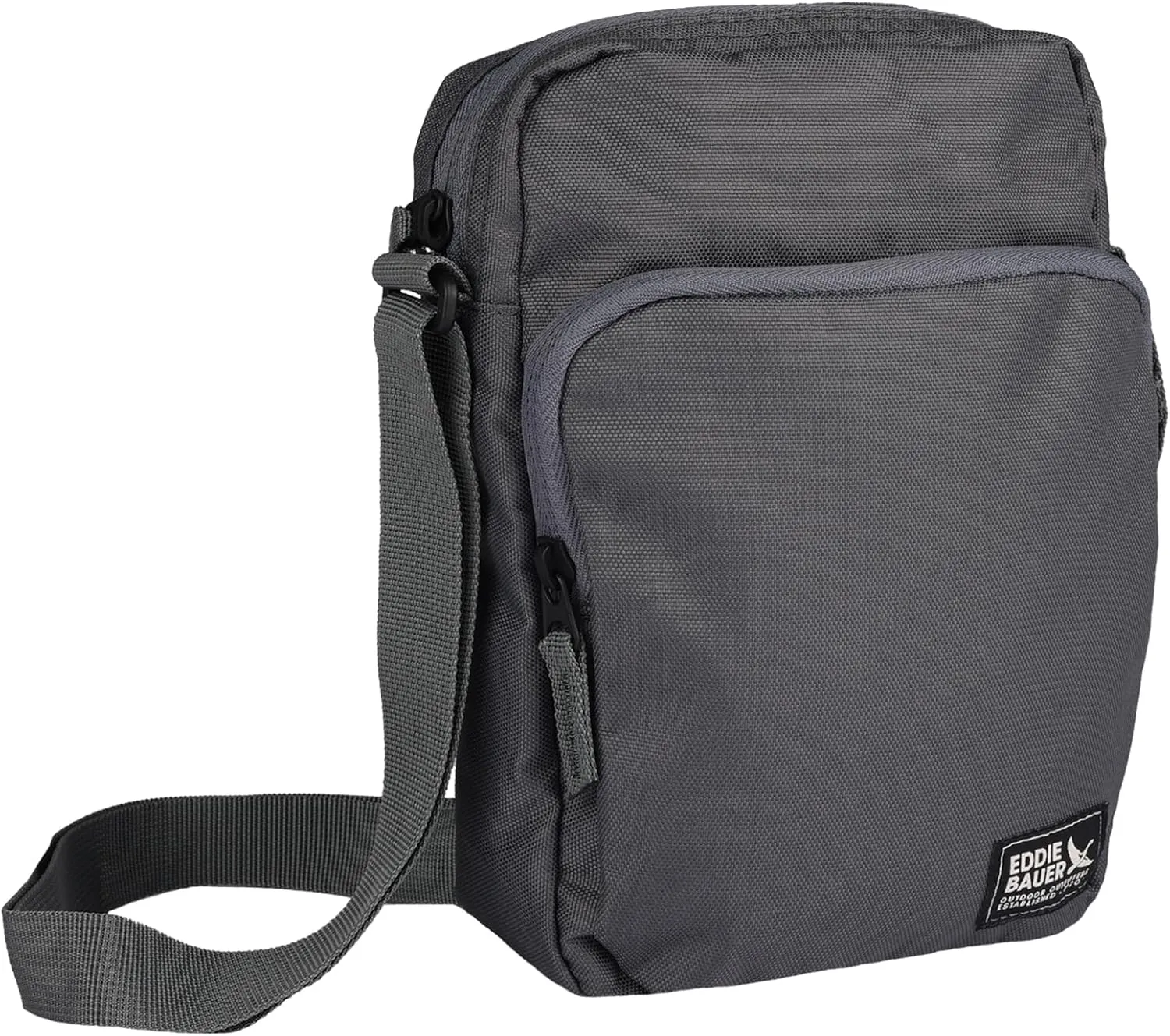 Eddie Bauer Jasper Crossbody Bag | Everyday Carry | Lightweight | Travel | Adjustable | 3L, Slate