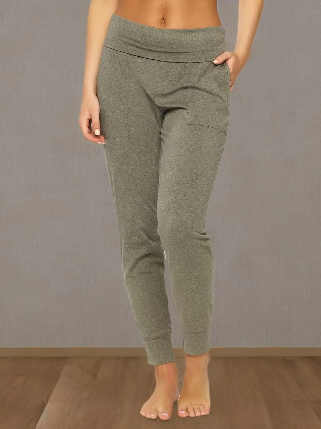 Felina | Organic Cotton Stretch Fold-Waist Joggers