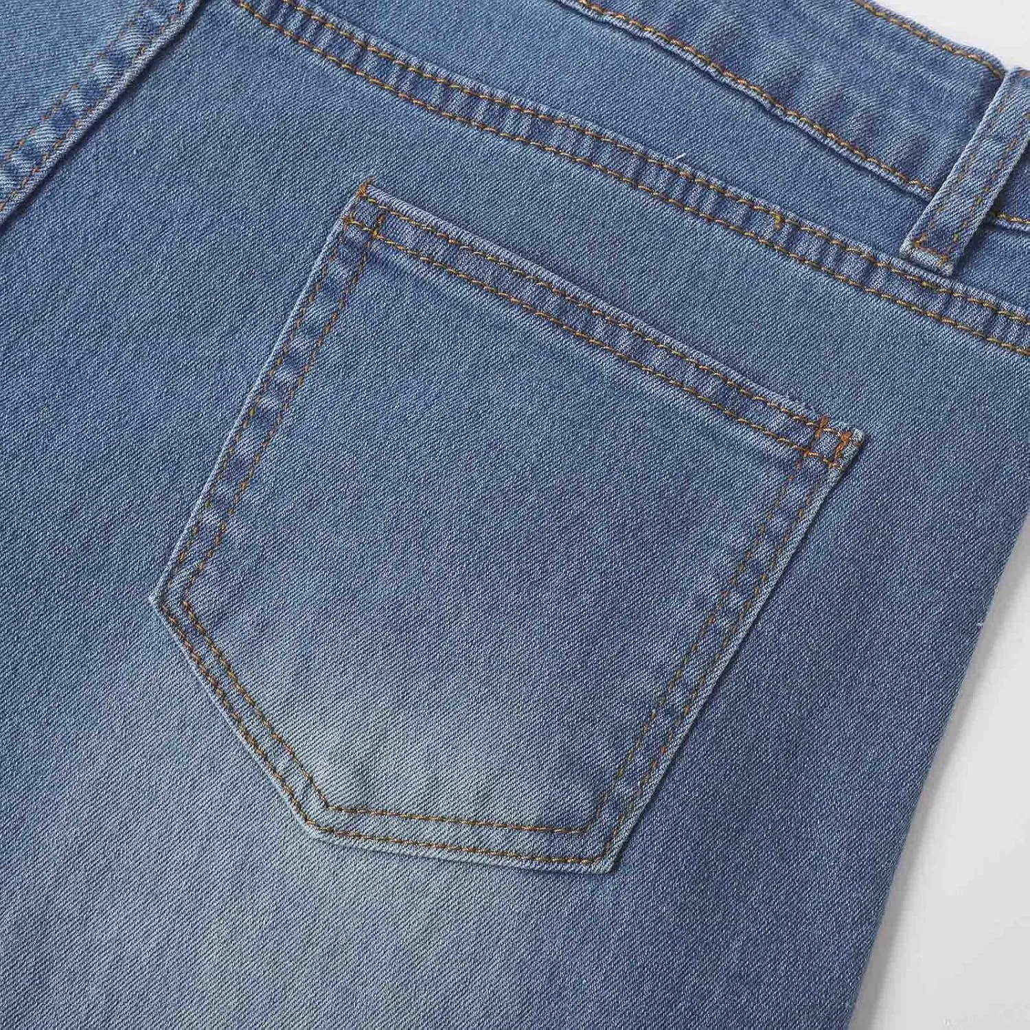 FZVYD Womens Wide Leg Jeans High Waisted Stretchy Trendy Casual Work Denim Pants Trousers Stretch Loose Trousers with Pockets