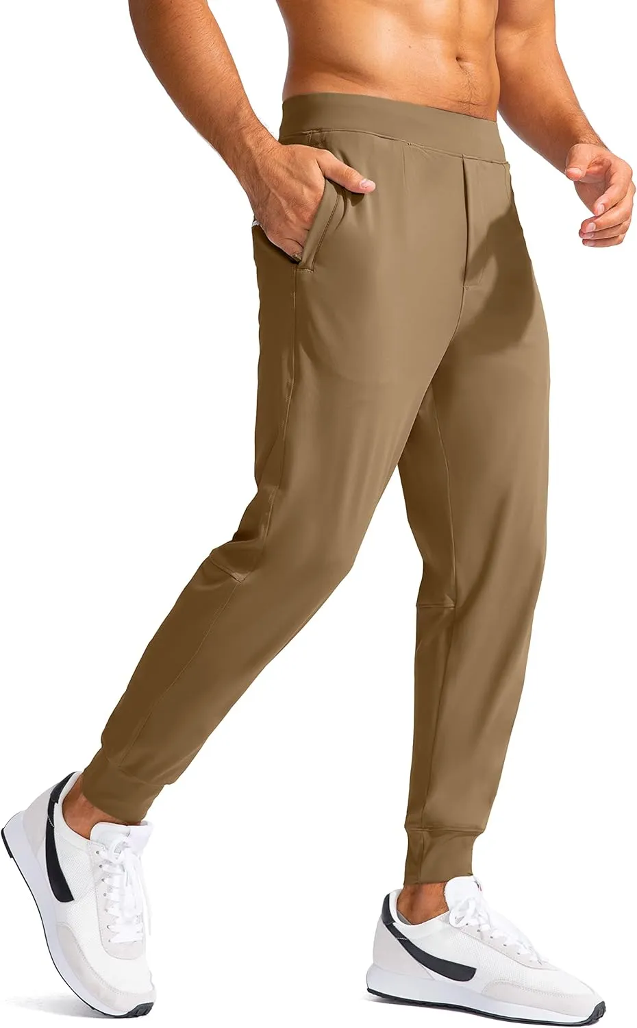 G Gradual Men's Golf Joggers Pants with Zipper Pockets Stretch Sweatpants Slim Fit Track Pants Joggers for Men Work Running