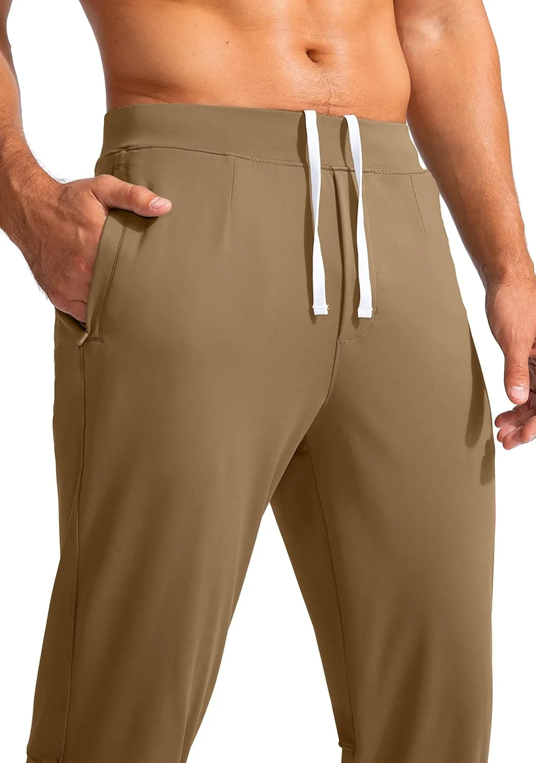 G Gradual Men's Golf Joggers Pants with Zipper Pockets Stretch Sweatpants Slim Fit Track Pants Joggers for Men Work Running