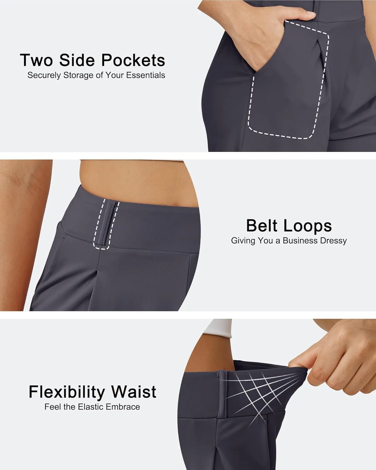 G4Free 2025 Trendy Shorts for Women Dressy Casual High Waisted Lounge Summer Pleated Shorts with Pockets