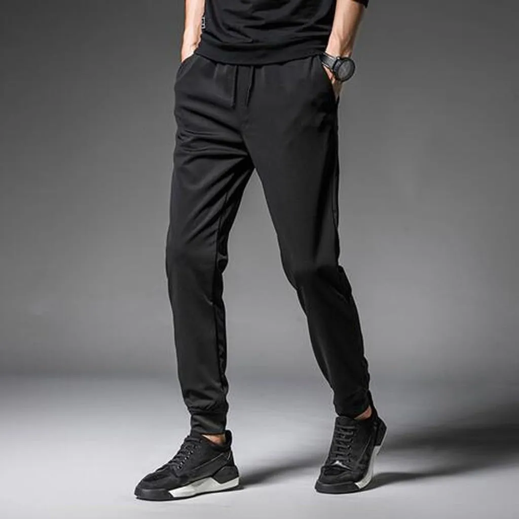 GIERIDUC Men's Joggers Sweatpants Mens Trousers Dress Pants No Belt Loops Mens Stretch Pants Casual Camouflage Joggers Mens