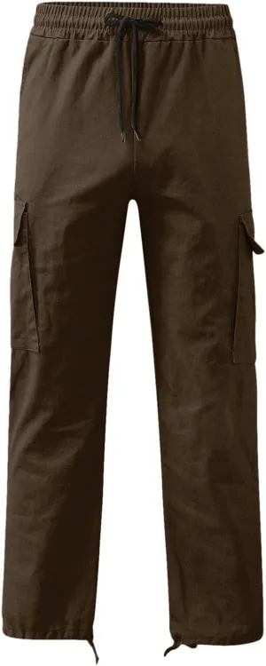 GIERIDUC Men's Joggers Sweatpants Mens Trousers Dress Pants No Belt Loops Mens Stretch Pants Casual Camouflage Joggers Mens