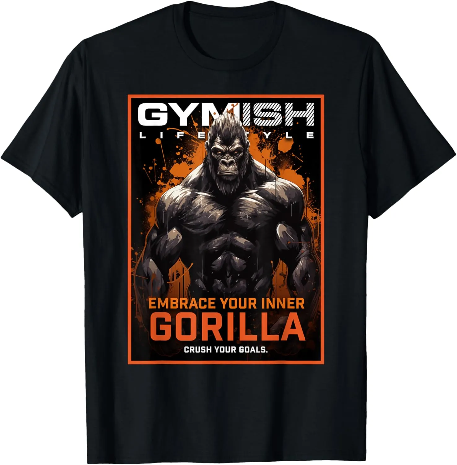 Gorilla Gymish Weightlifting Workout Lifting Gym Gear Men's T-Shirt