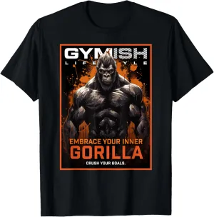 Gorilla Gymish Weightlifting Workout Lifting Gym Gear Men's T-Shirt