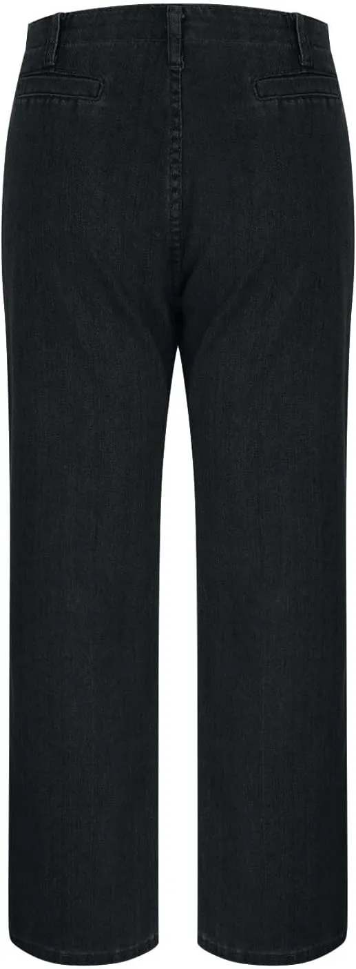 High Waisted Jeans for Women Casual Wide Leg Denim Pants High Rise Stretchy Baggy Jean Pants with Pockets Streetwear