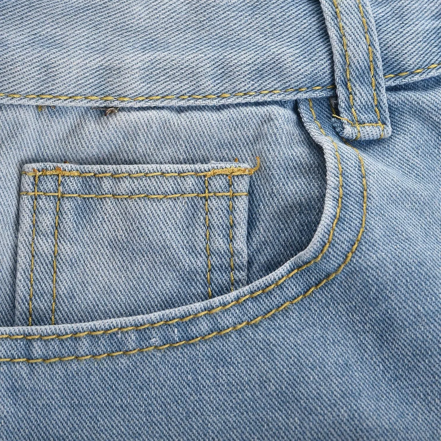 hlysgo Jeans Shorts for Women Mid Rise Ripped Jean Shorts Stretchy Frayed Raw Hem Casual Denim Shorts 2024 Summer Shorts