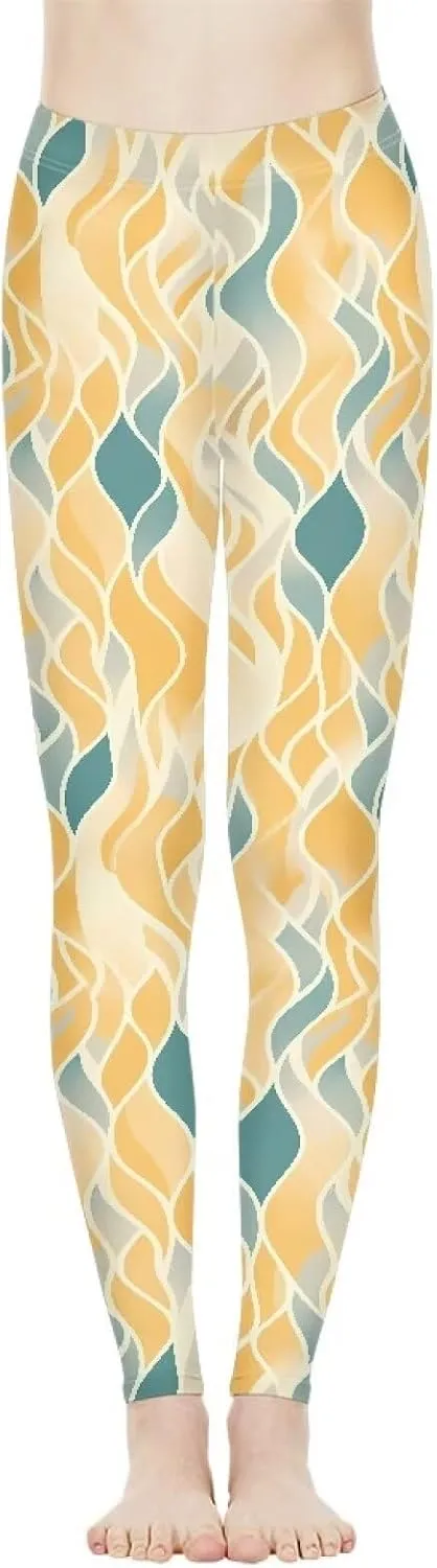 Irisjudy Christmas Elk Leggings for Women Thanksgiving Pumpkin High Waist Tummy Control Legging Purple Bat Running Yoga Pants
