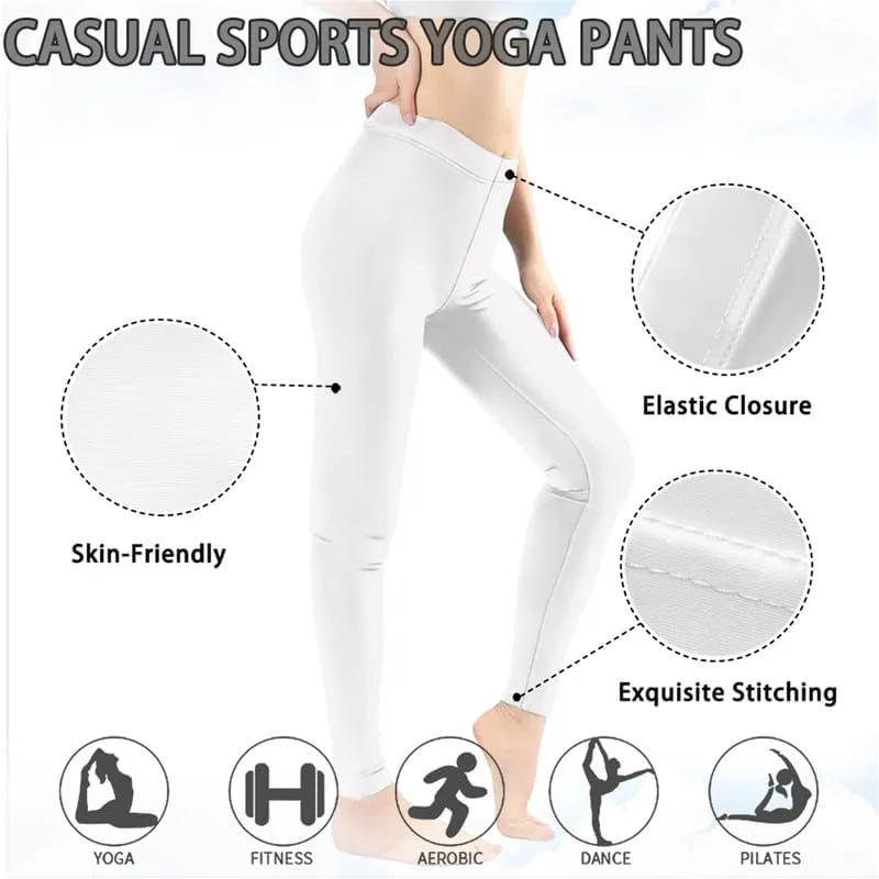 Irisjudy Women Leggings Full Length Casual Soft Skinny, Stretchy Workout Tights Long Pants Plus Size for Gym Women's Sports