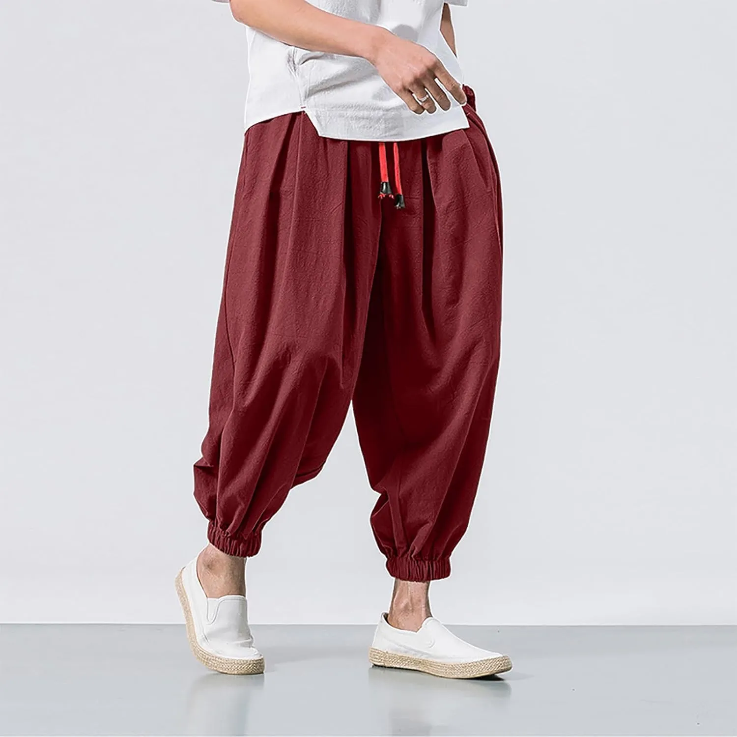 Joggers for Men Comfort Fit Joggers Sweat Pants Training Gym Running Sports Pull-On Pant Comfort Soft