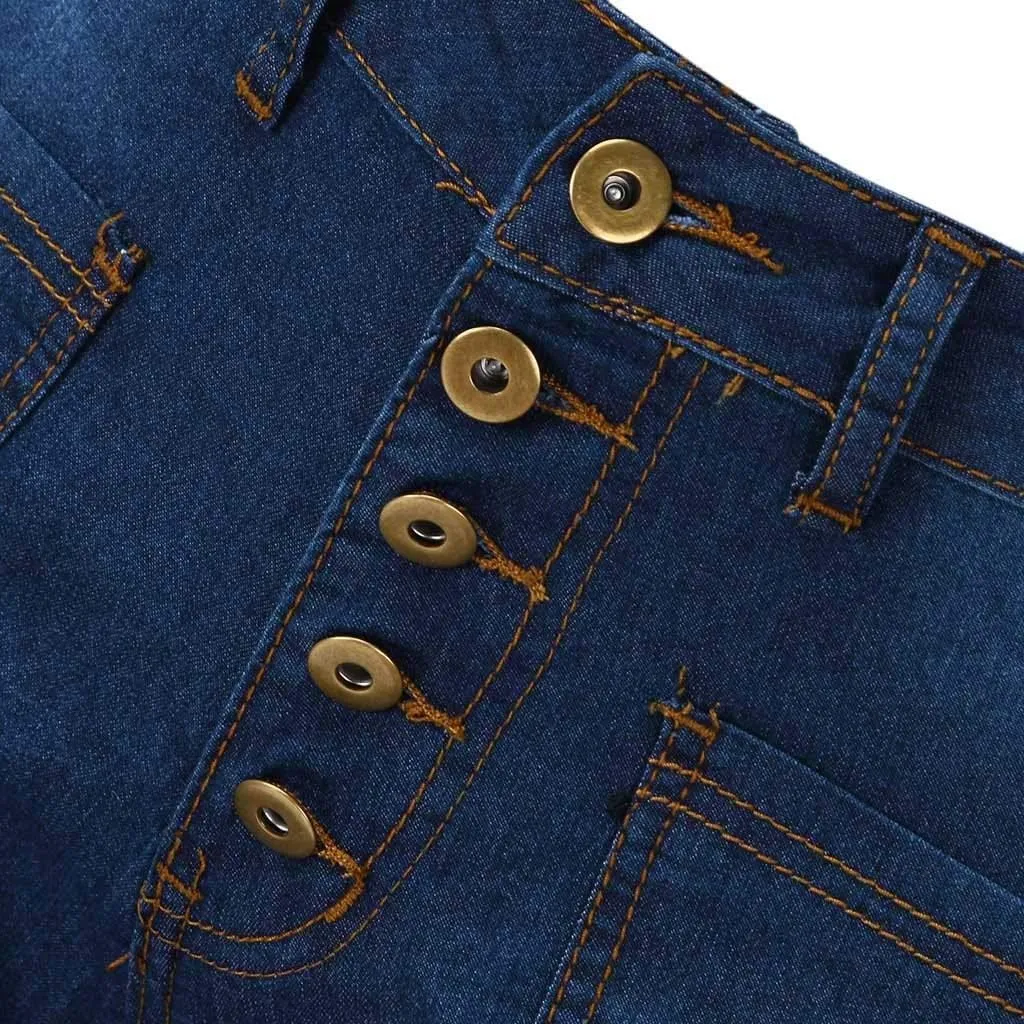 LCMTWX Stretch Jeans for Women Leg Solid Button Shopping Girls Clothes for Women Blue Tummy Control Jeans Plus Size Womens