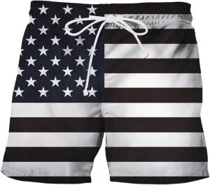 Linen Men Realistic Printed Summer Shorts Beach Shorts Beach Swim Shorts Linen Clothes for Men Big and Tall Shorts
