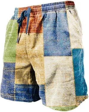 Linen Shorts for Men Men's Sports Shorts Beach Shorts Casual Cotton Linen Shorts Casual Shorts for Men Carpenter