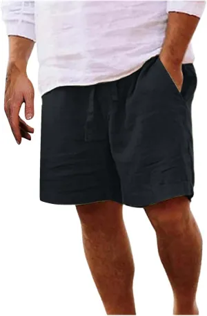 Linen Shorts for Men Men's Sports Shorts Beach Shorts Casual Cotton Linen Shorts Casual Shorts for Men Carpenter