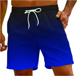 Lipstick Men's Shorts Tie Dye Sports Shorts Casual Beach Couple Pants Gym for Men Mens Swim with Mesh Elastic Waist