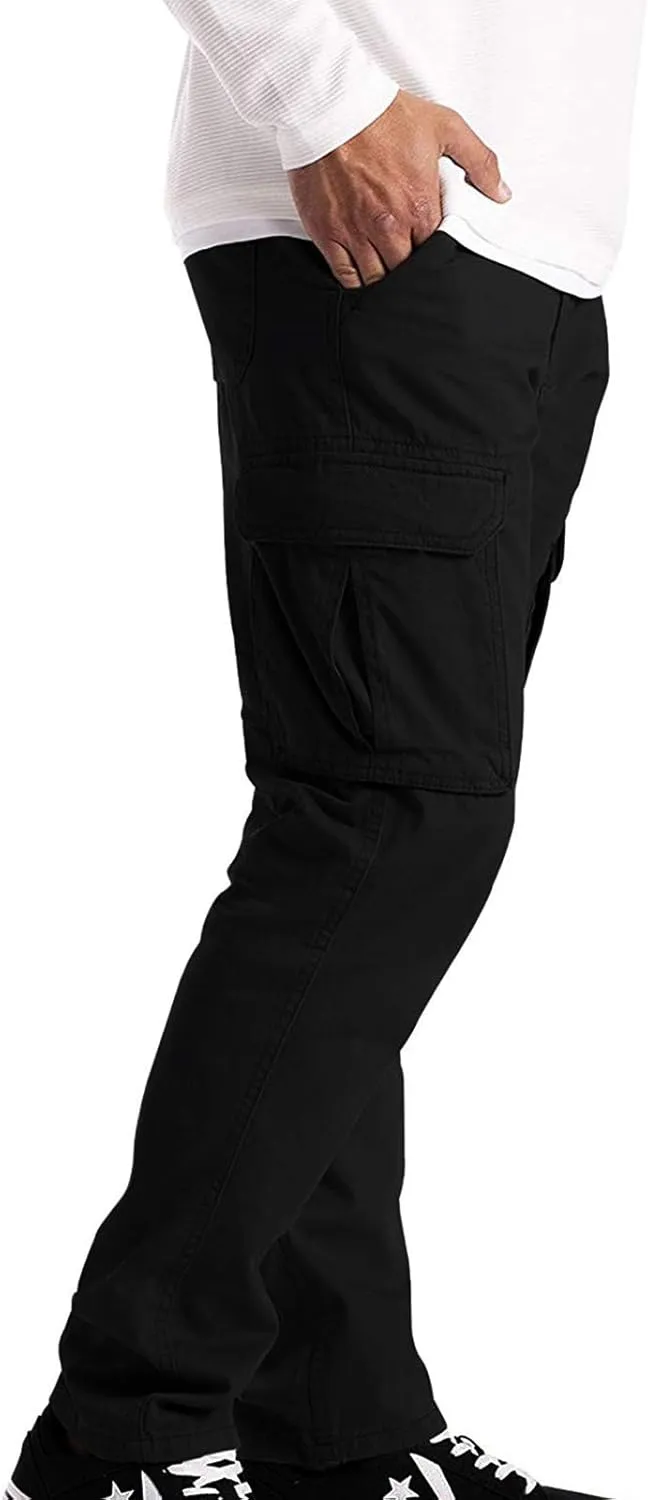Men's Cargo Sweatpants Cargo Trousers Utility Pants with Zip Pockets Joggers for Men Cargo Athletic Mens Joggers Pants