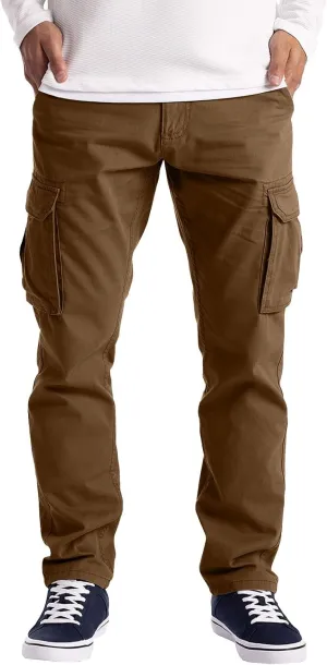 Men's Cargo Sweatpants Cargo Trousers Utility Pants with Zip Pockets Joggers for Men Cargo Athletic Mens Joggers Pants