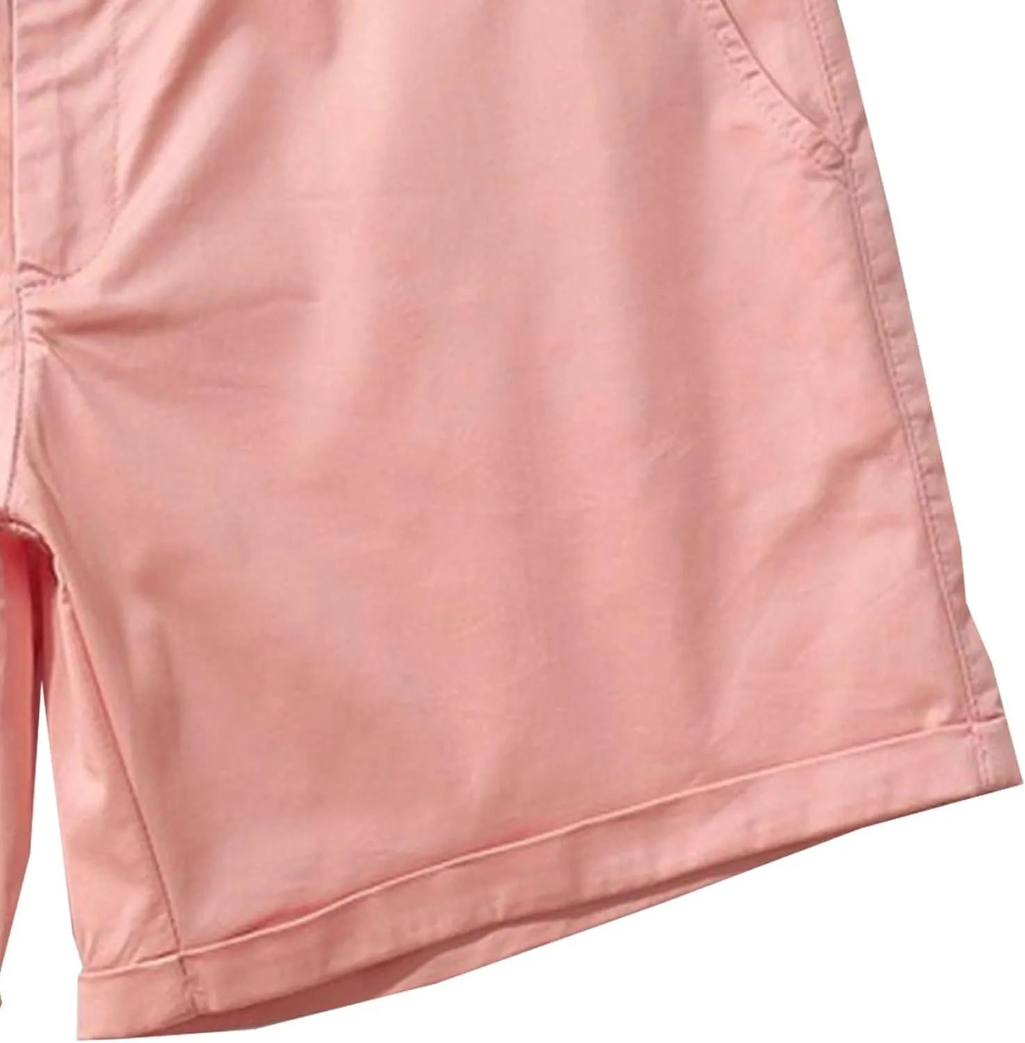 Men's Gym Flat Front Chino Short Skinny Chino Casual Stretch Shorts Casual Training Short with Pockets