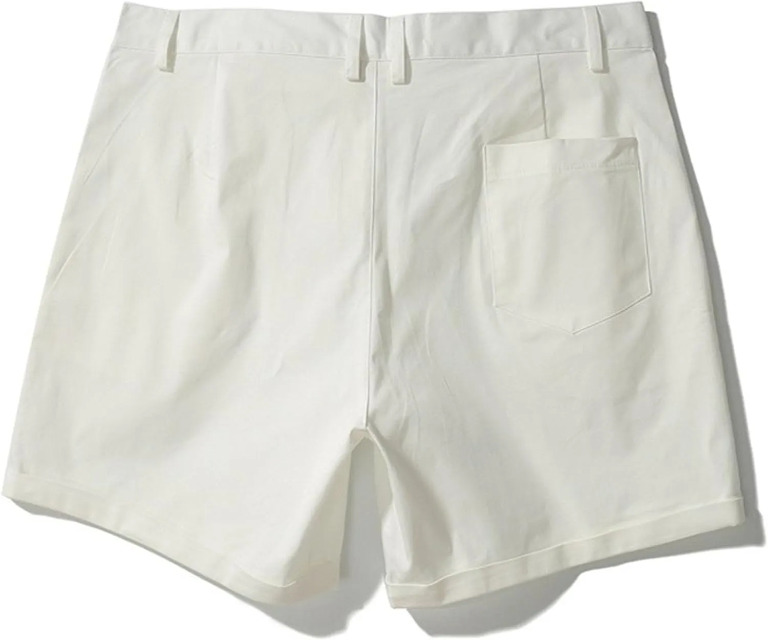 Men's Gym Flat Front Chino Short Skinny Chino Casual Stretch Shorts Casual Training Short with Pockets