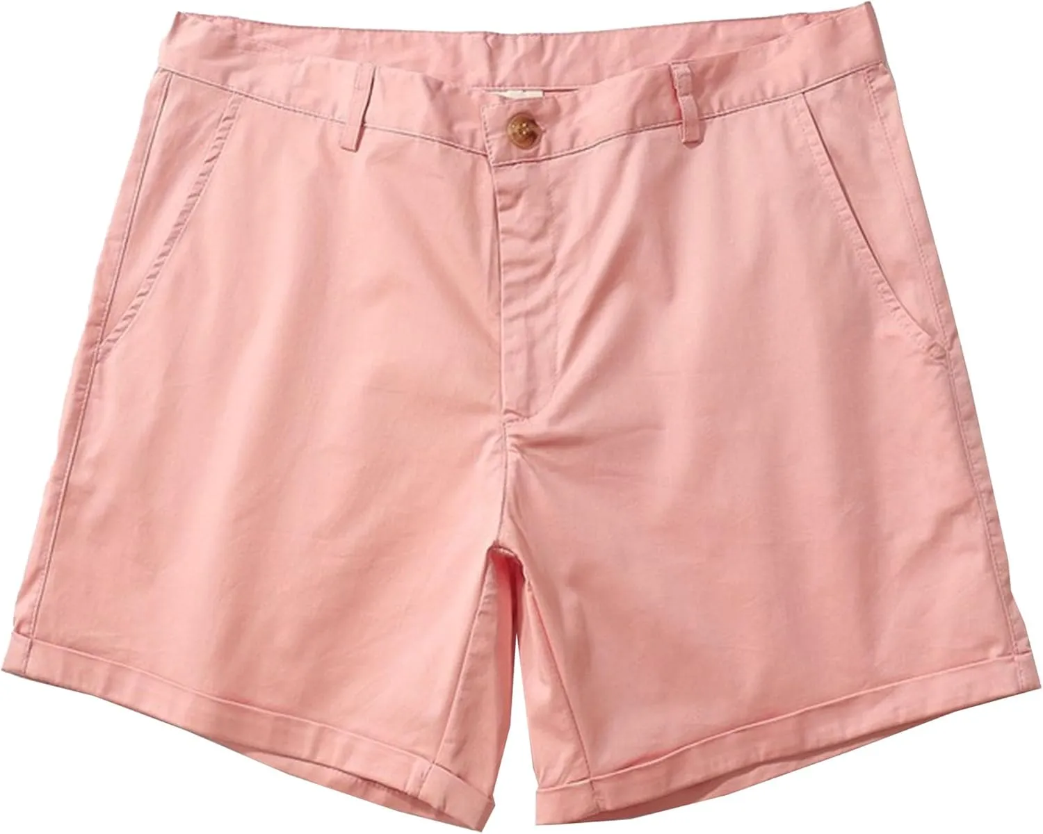 Men's Gym Flat Front Chino Short Skinny Chino Casual Stretch Shorts Casual Training Short with Pockets