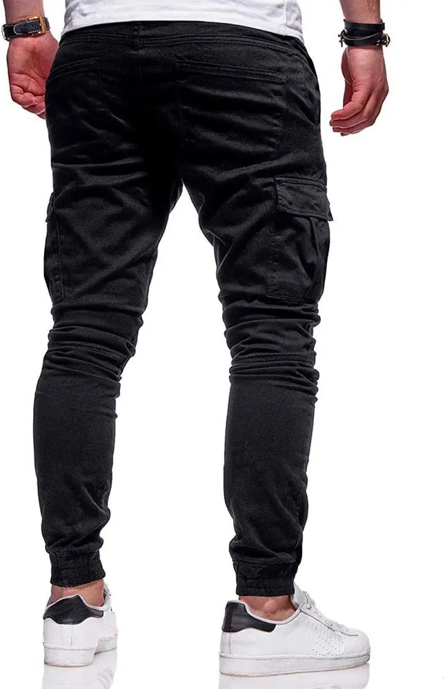 Men's Hiking Cargo Pants Lightweight Joggers for Men Lined Sweatpants for Men Scrubs Joggers for Mens Green Pants