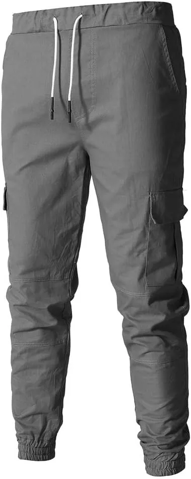 Men's Hiking Cargo Pants Lightweight Joggers for Men Lined Sweatpants for Men Scrubs Joggers for Mens Green Pants