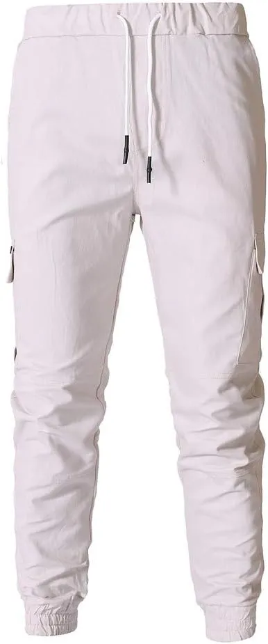 Men's Hiking Cargo Pants Lightweight Joggers for Men Lined Sweatpants for Men Scrubs Joggers for Mens Green Pants