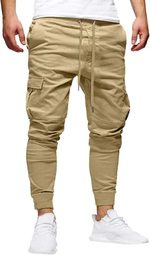 Men's Hiking Cargo Pants Lightweight Joggers for Men Lined Sweatpants for Men Scrubs Joggers for Mens Green Pants