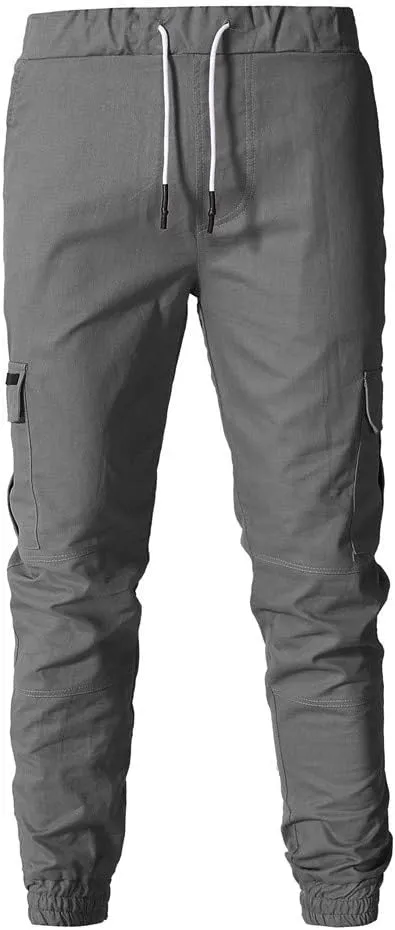 Men's Hiking Cargo Pants Lightweight Joggers for Men Lined Sweatpants for Men Scrubs Joggers for Mens Green Pants
