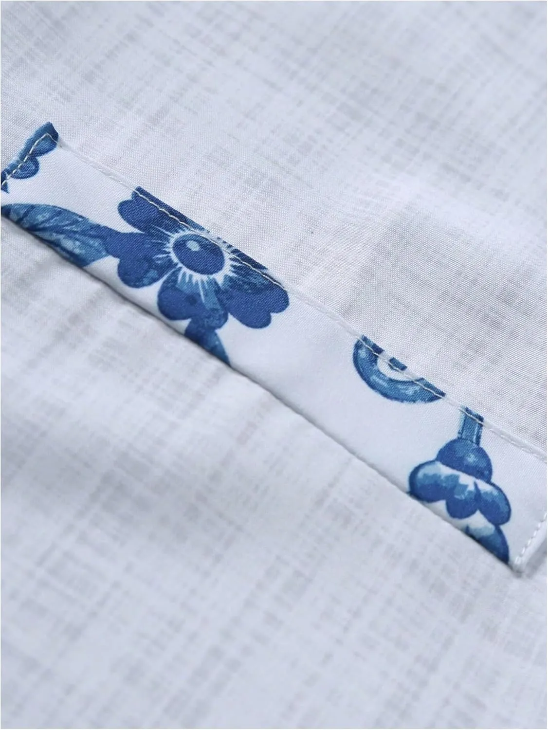 Men's Linen Shirts Striped Boho Button Down Shirts Beach Vacation Tops