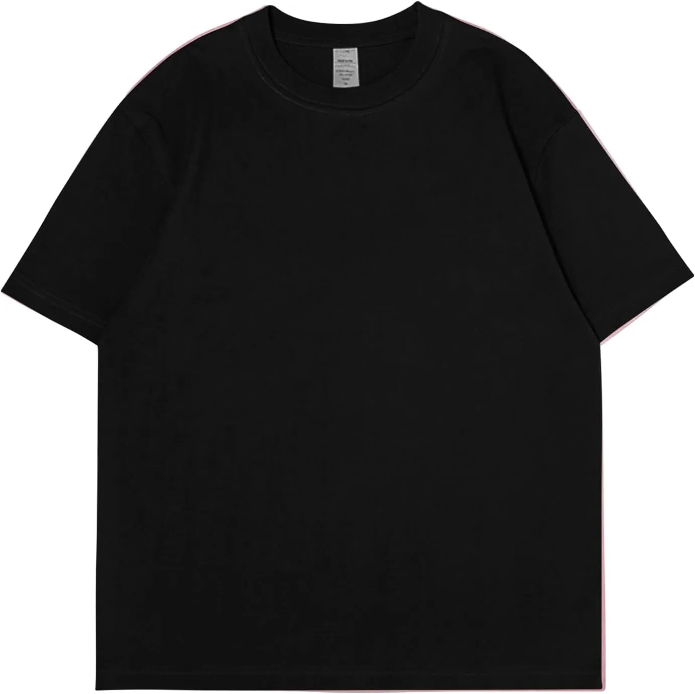 Mens Oversized T Shirts Short Sleeve Cotton Tshirts Heavyweight Streetwear Shirts Crewneck Workout Tees Tops