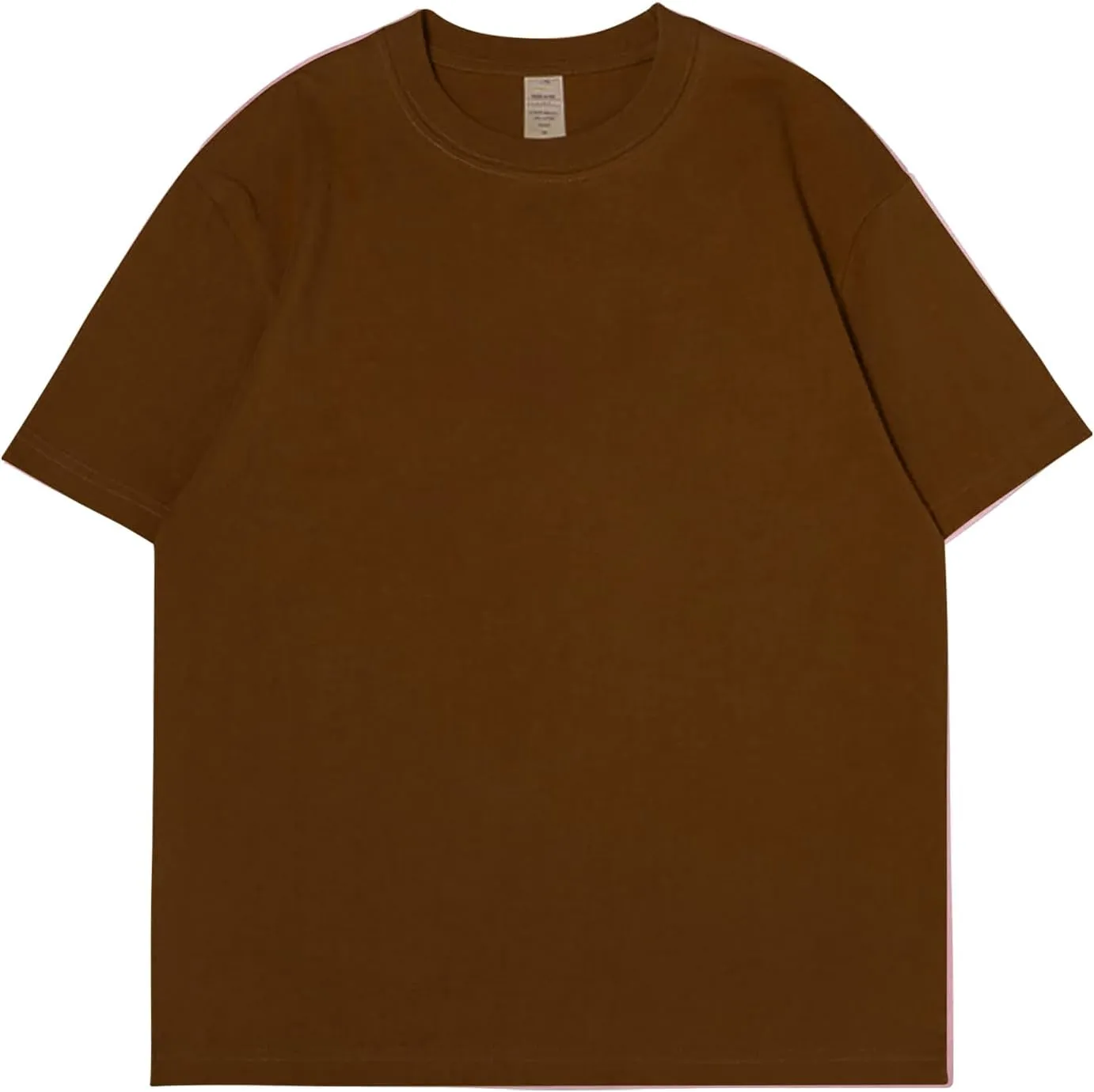 Mens Oversized T Shirts Short Sleeve Cotton Tshirts Heavyweight Streetwear Shirts Crewneck Workout Tees Tops