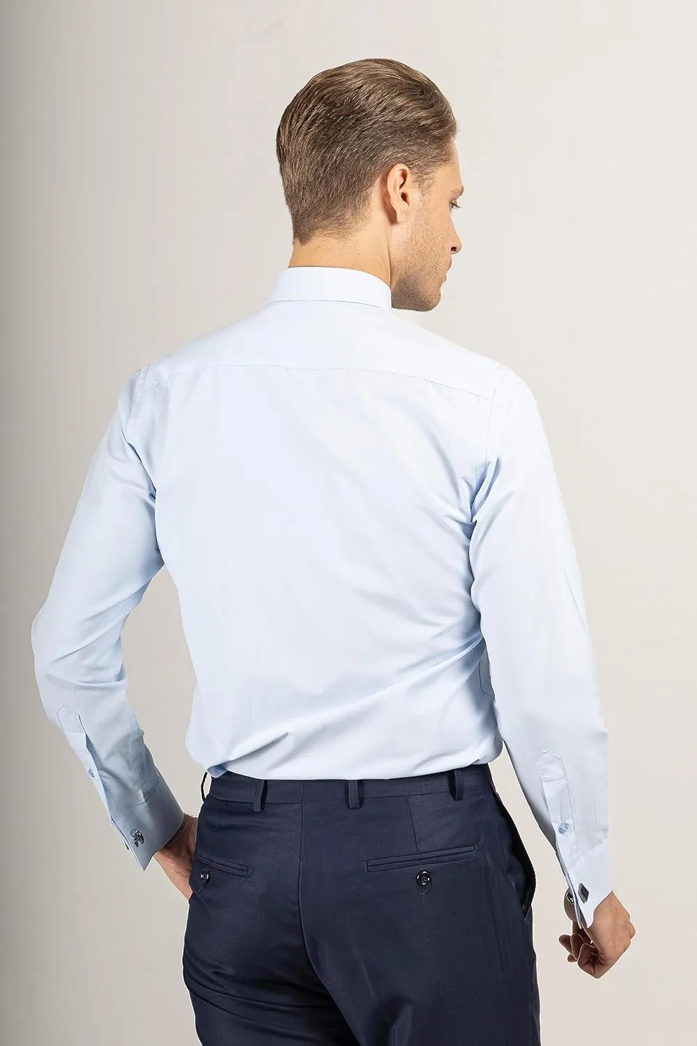 Mens Shirts | Mens Long Sleeve Shirt | French Cuff Dress Shirts for Men | Mens Stylish Formal Shirts | Button Up Shirt Men