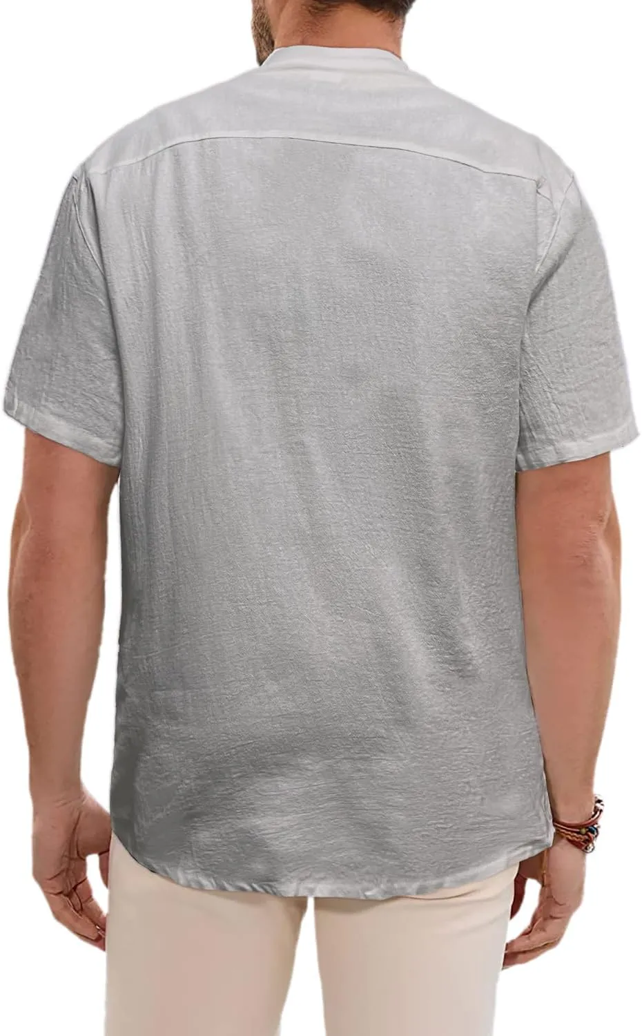 Mens Short Sleeve Shirts Casual Shirts Mens Button Down Short Sleeve Shirt V Neck Shirts Men Beach Summer Shirt