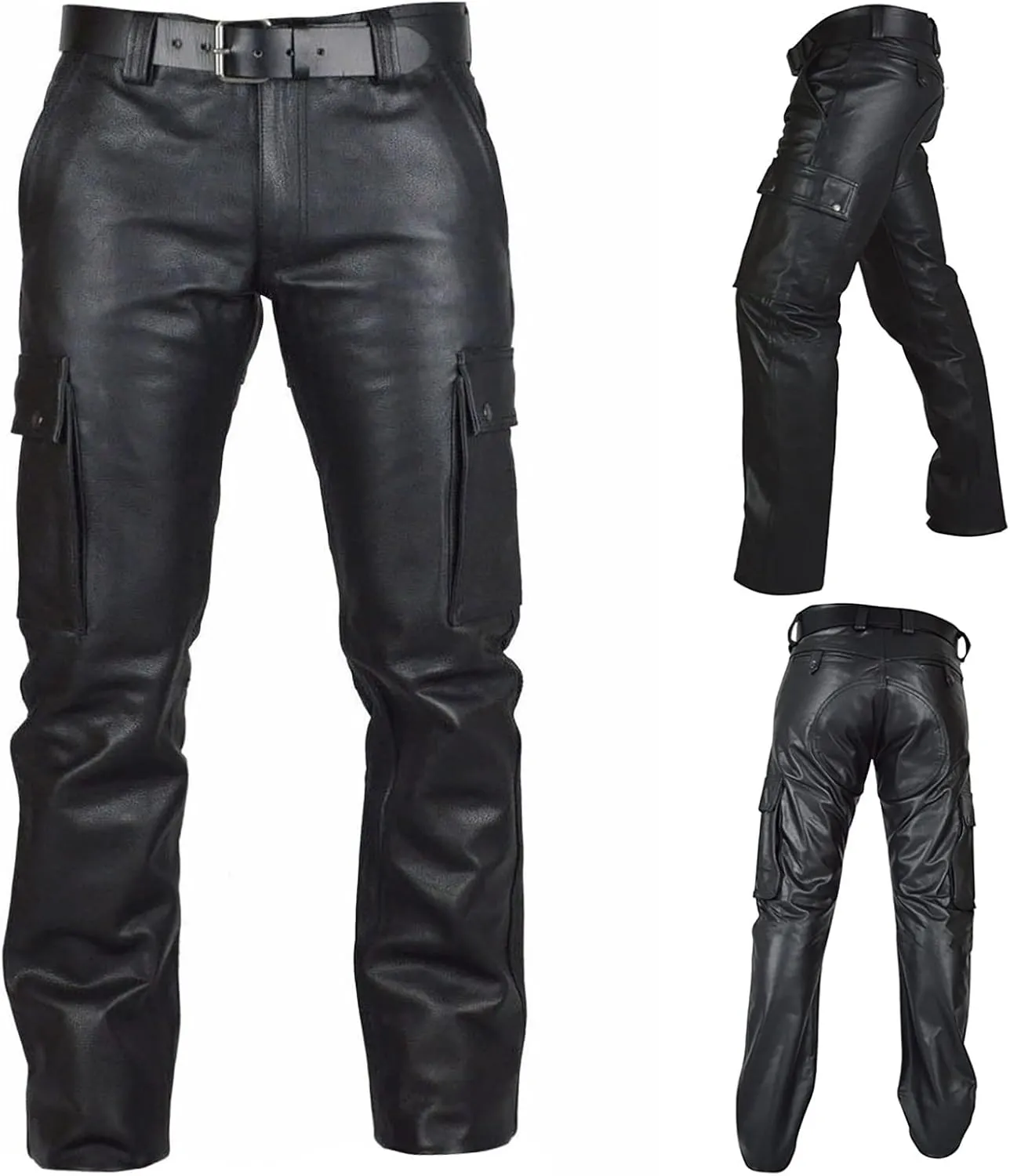 MIDOO Cargo Pants for Men Joggers Casual Joggers Pants Stretch Drawstring Elastic Waist Tapered Leg Sweatpants with Pockets