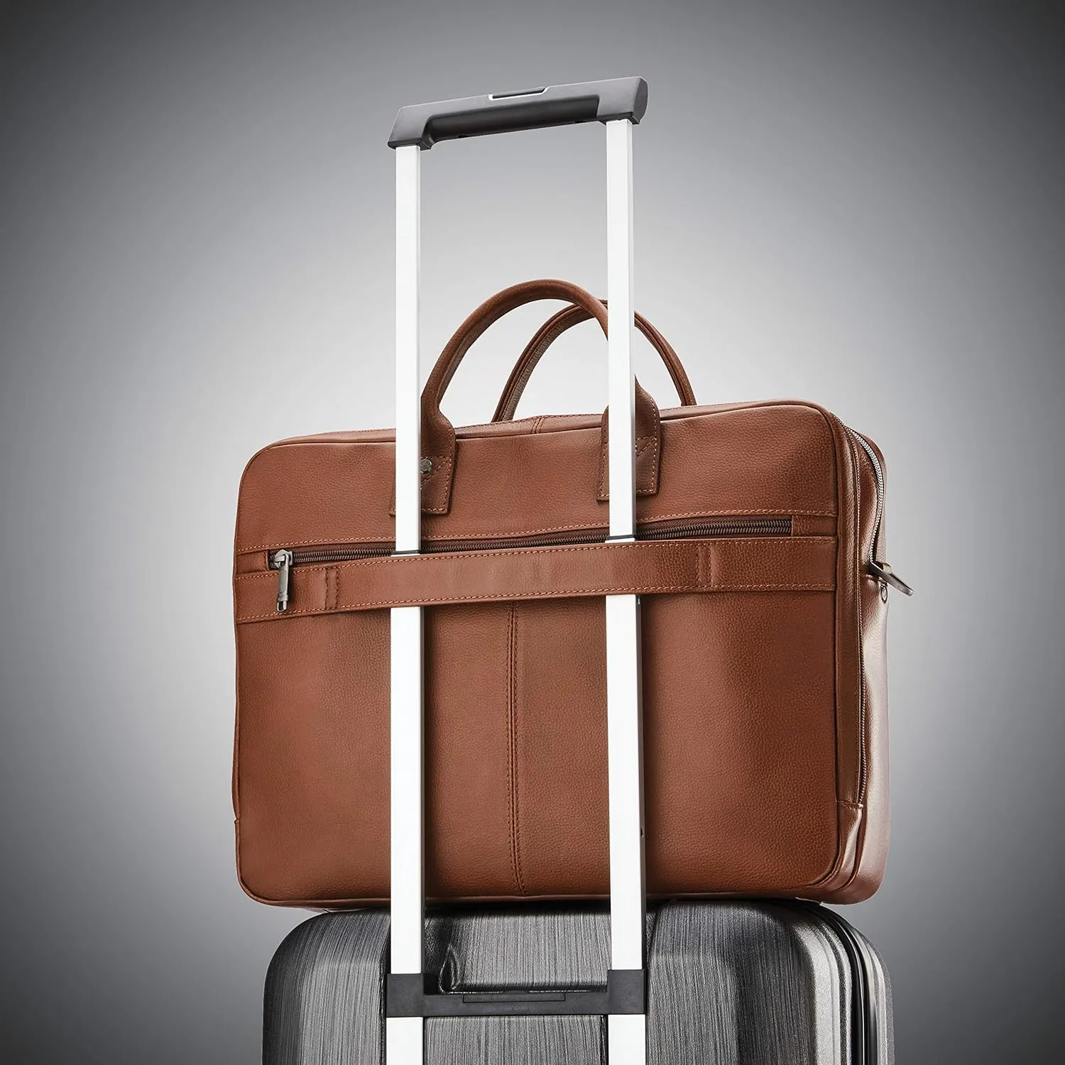 Samsonite Classic Leather Toploader Briefcase